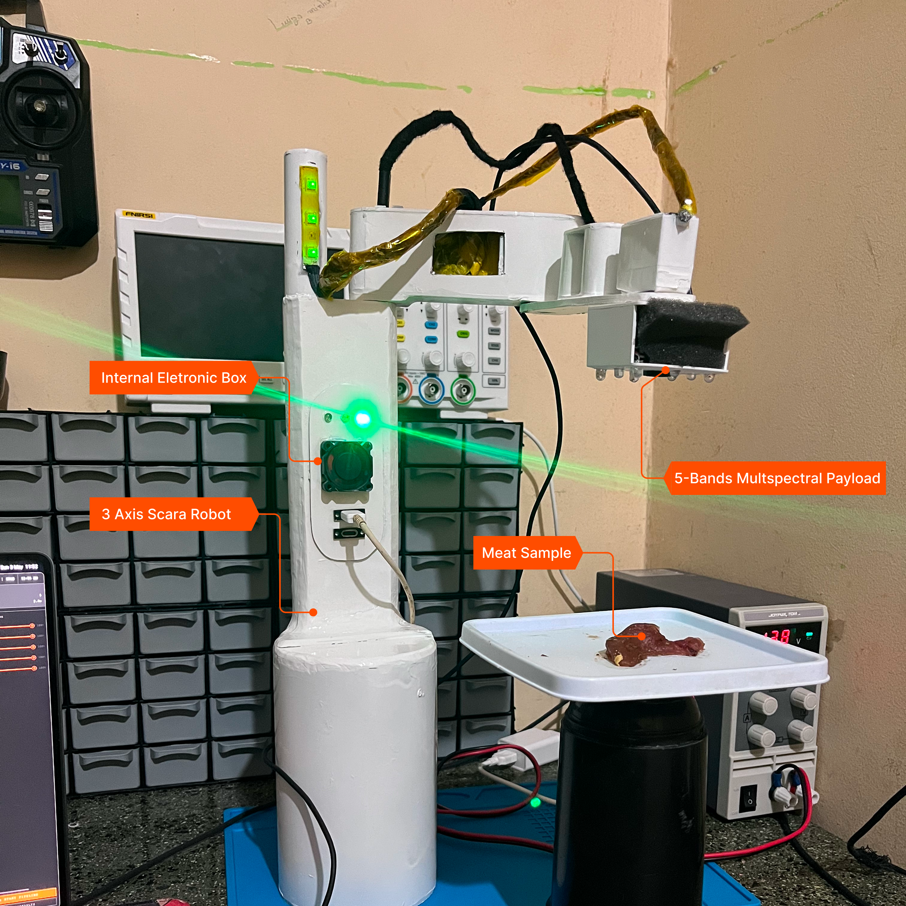 Atomos MSI — plataforma robótica multiespectral para qualidade de carne e classificação de carcaças